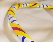 METALLIC BLUE and WHITE hula hoop