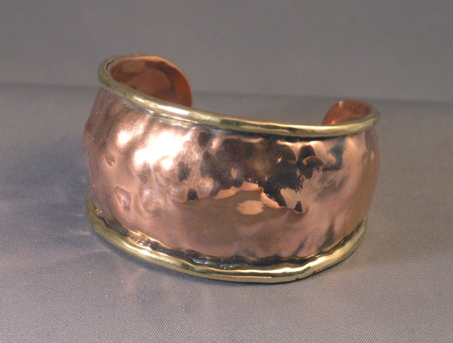 Copper Center Cuff Bracelet