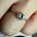 Seafaring, Blue Aquamarine and 14k Yellow Gold Ring, SIZE 7.5