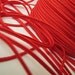 12 yards (11 meters) SOUTACHE passementerie braid. RED. 1/8 inch (3mm) wide. 556-250