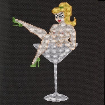 Stitch'd Ink 'Carrie the Pin Up Girl Tattoo' complete cross stitch kit