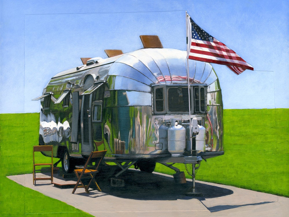 American Airstream - limited edition archival print 36/100