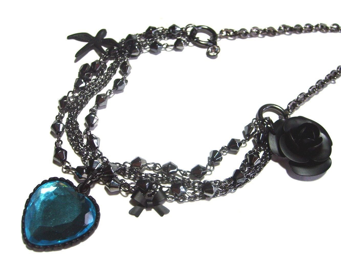 Dark Rhapsody - Gunmetal Charm Necklace (Limited Run)