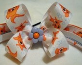 Goldfish Hairbow Ponytail Holder