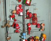 Vintage Christmas 80's wooden Ornaments, Christmas Tree Decorations, Santa, Snowman, Toy Solider, Frosty, pure Americana nostalgia