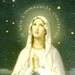 1940's Vintage Virgin Mary Wall Plaque, Printed in Italy, Je Suis L'immaculee Coneepthion, Religious Symbol