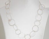 Sterling silver, one of a kind, chain necklace