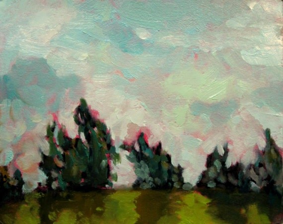 Fever Pitch, original oil painting, fine art, landscape