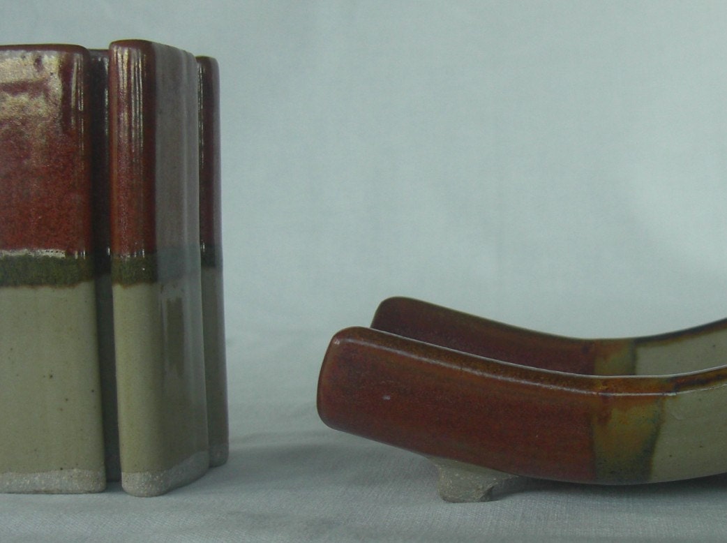 mid century stoneware bathroom vanity set