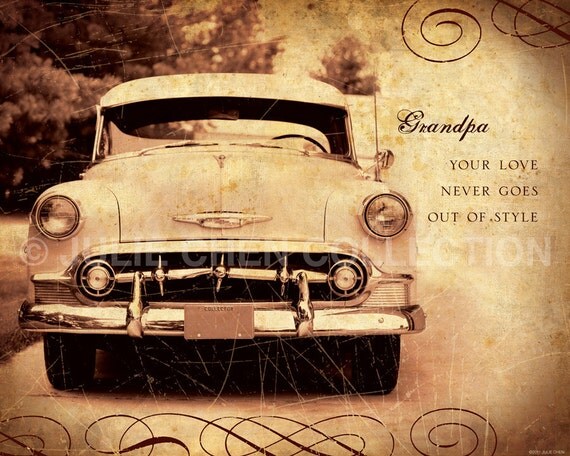 GRANDPA Keepsake and Gift Father's Day 8x10 Fine Art Print Family and Job Category