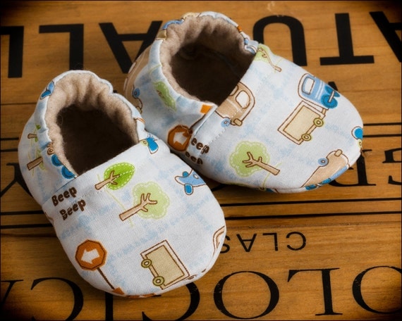 Beep Beep Eco Friendly Baby Booties (0-6 months)