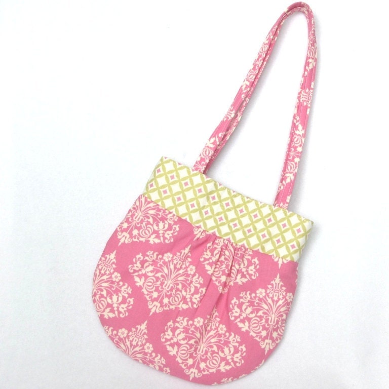 Sewing PATTERN - Small Market Bag    .pdf free shipping - stash buster, diy  personalized gift,  tween purse