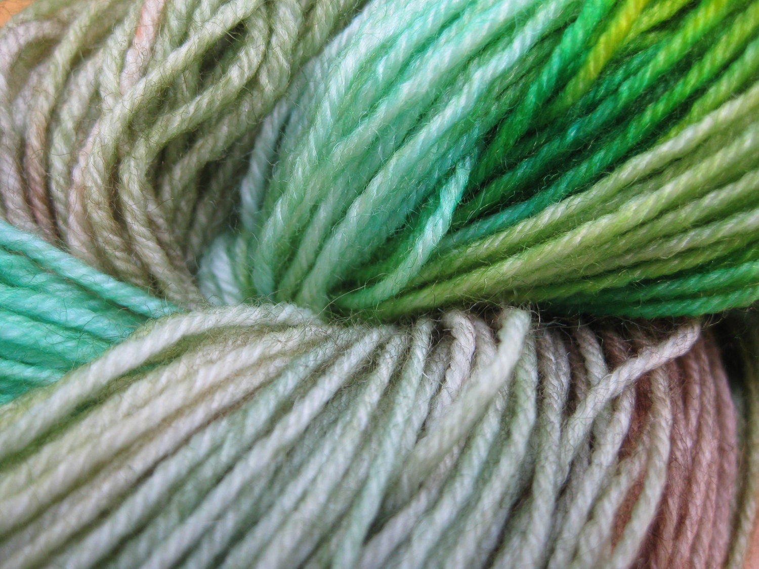 Woolpops Lagoon Hand Dyed Sock Yarn