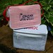 Personalized Seersucker Lunch Box - Pink, Green, Red or Tan