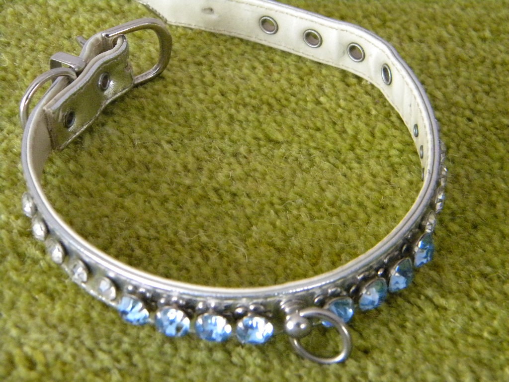 Vintage 50's Jeweled Pet Collar