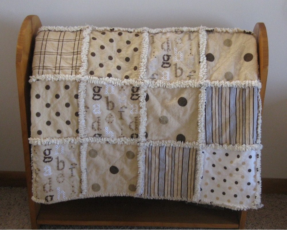 All Flannel Rag Quilt - Soft and Sweet for Young Boy