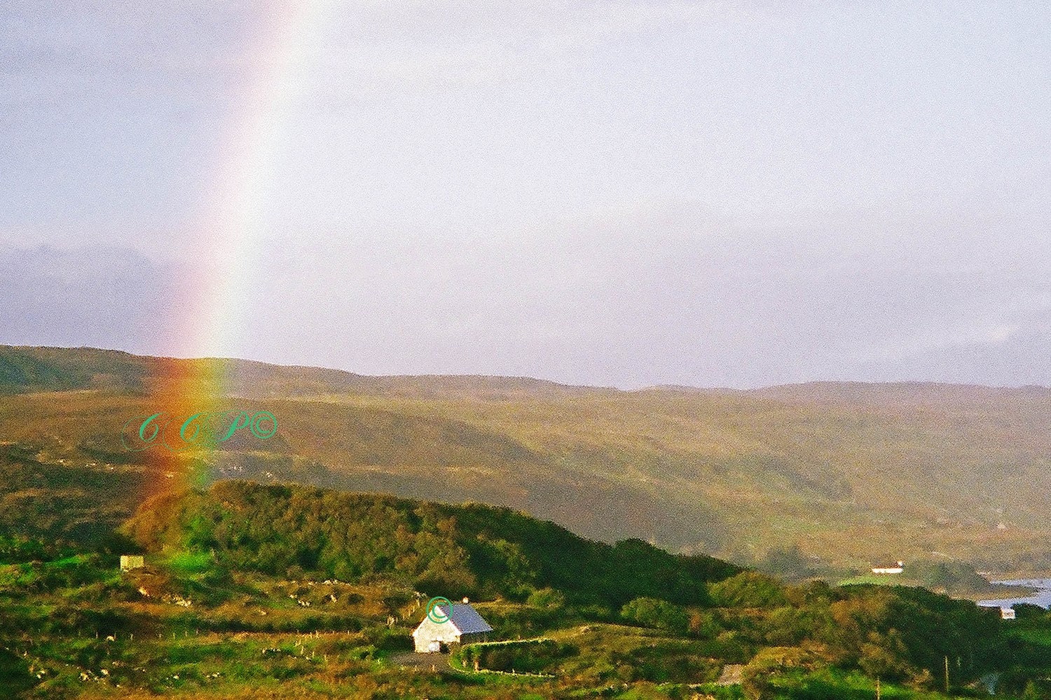 Rainbow Ireland Photography St Patricks Day Skye Road Irish 5 x 7 Blank Greeting Card Set - Celticcatphotos