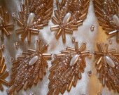 gorgeous bead work, glam hand beaded satin vintage clutch bag  1960s hong kong