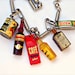 50s French Foodie Necklace - 1950s Publicity Miniatures - Vintage Kitsch & Colour