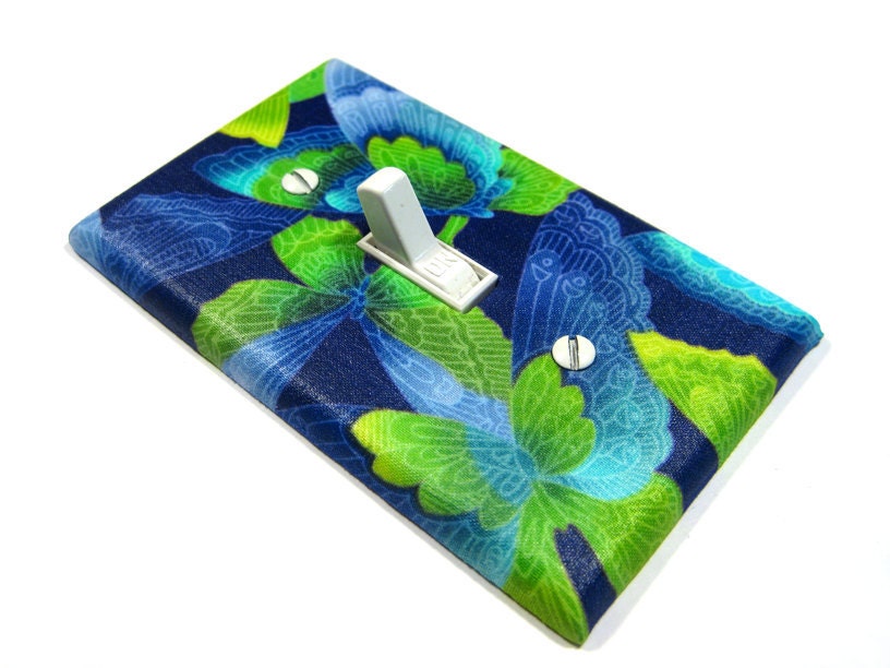 Green Blue Ombre Butterflies Butterfly Decor Light Switch Cover Switchplate LAST ONE 7