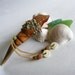 ACCEPTANCE magic wand with Beach Agate, Rain Forest Jasper, Deer antler tip, Mother of Pearl