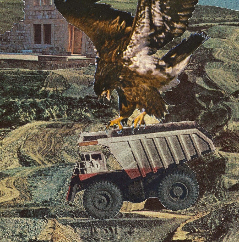 this is a new development 8X10 collage art print