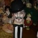 Male Mannequin Head Classic Villain Mustache Man Hat Display