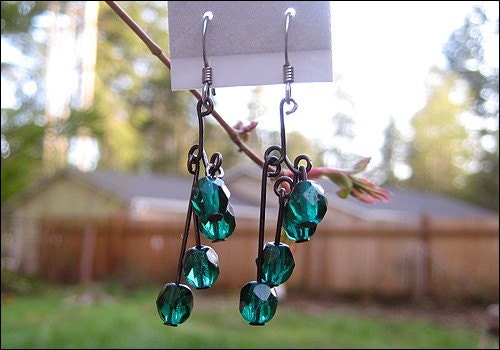 Christmas In July: Washington Coast Forest Earrings