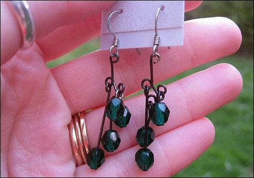 Christmas In July: Washington Coast Forest Earrings