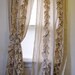 2 Panels Tattered Ruffles Curtains 43 x 84
