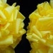 2 YELLOW RIBBON BOWS weatherproof  for the Troops