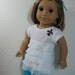18 inch Doll Clothes American Girl Ruffled Tee Capri Outfit