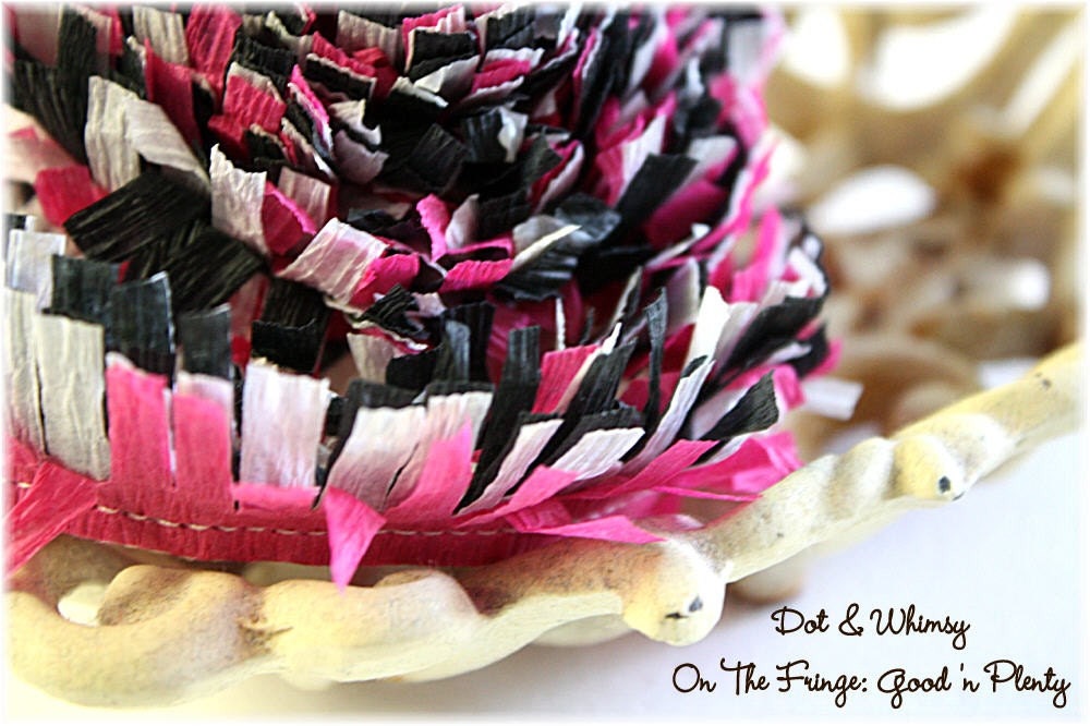 Good N Plenty --ON THE FRINGE-- Handmade Crepe Paper Fringe