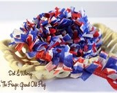 Grand Old Flag --ON THE FRINGE-- Handmade Crepe Paper Fringe