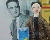 F. Scott Fitzgerald Doll Author of Great Gatsby Miniature Art
