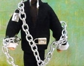 Houdini Doll Miniature Art Collectible
