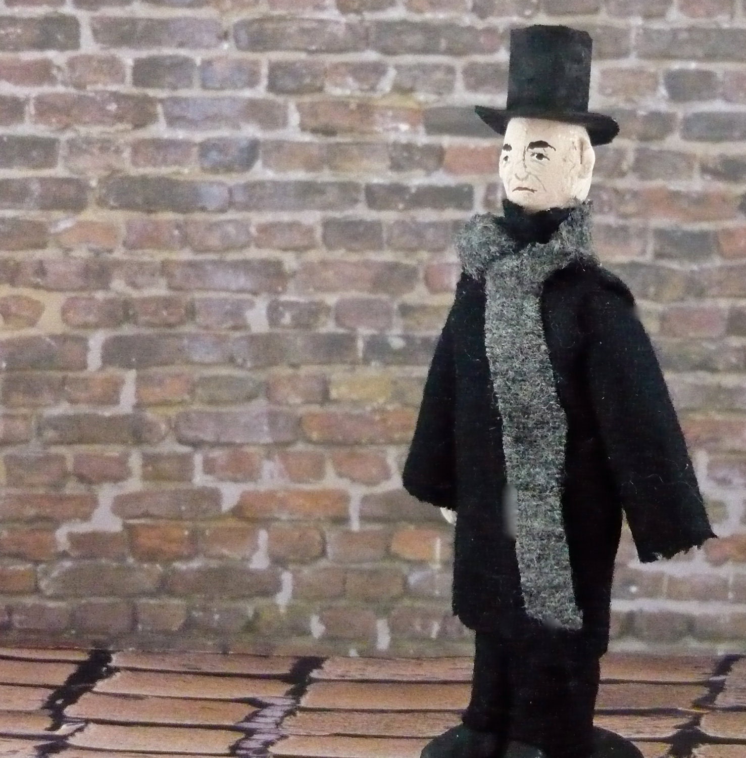 Ebenezer Scrooge Doll Miniature Charles Dickens Character