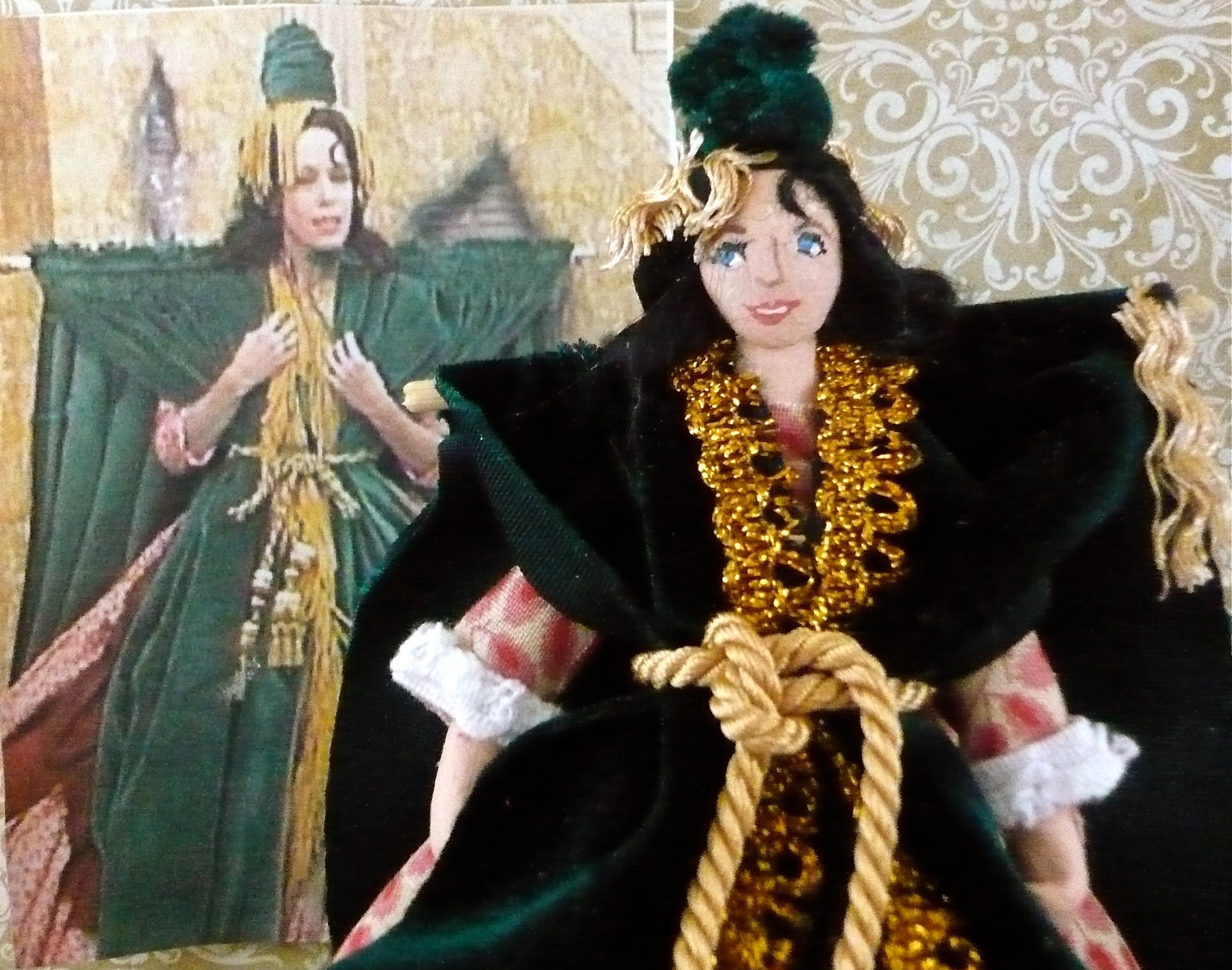 Carol Burnett as Scarlett O Hara Miniature Comedian character