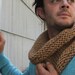Hargrave Unisex Cowl in Sandstone
