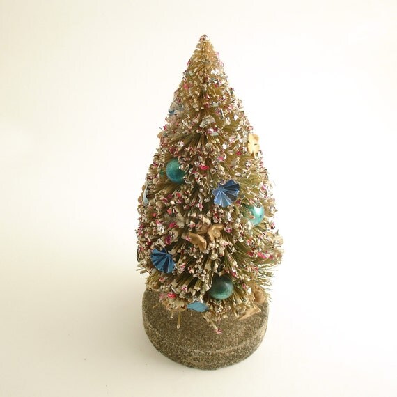 vintage bottle brush tree christmas by efinegifts on etsy vintage bottle brush tree christmas by efinegifts on etsy