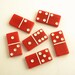 Vintage Dominoes Red