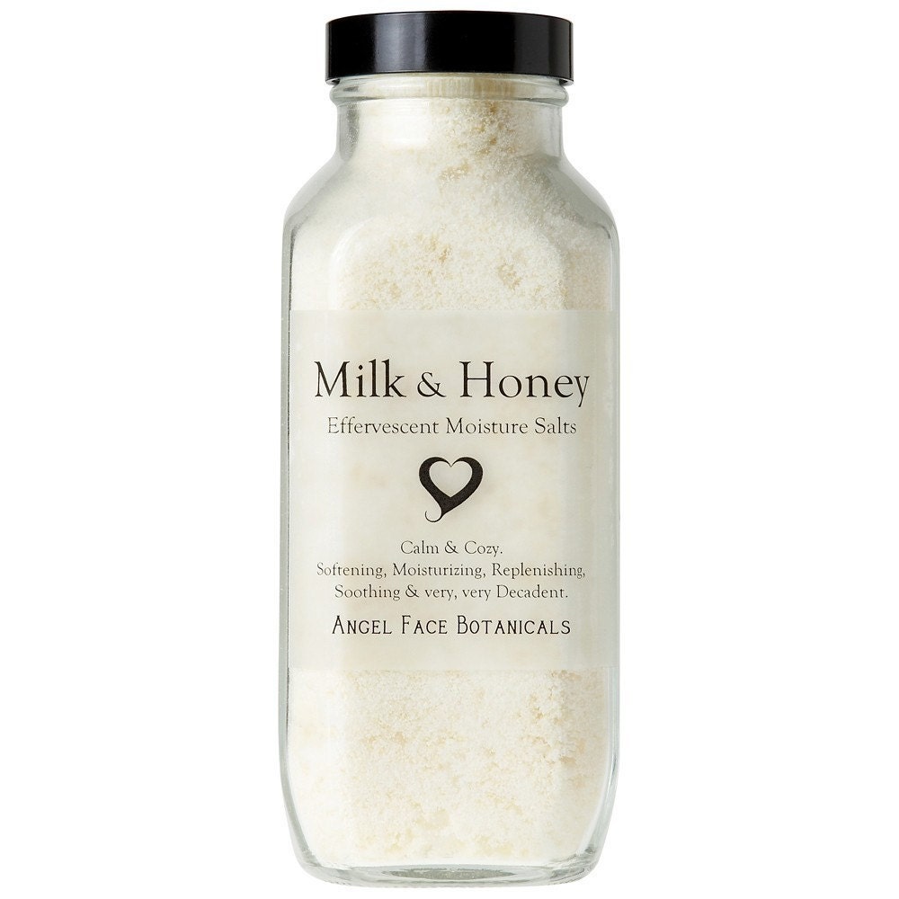 Milk 'n Honey Creamy Dreamy Fizzy Moisture Bath - All Natural Effervescence and Essential Oils - Bring the Spa to Your Tub