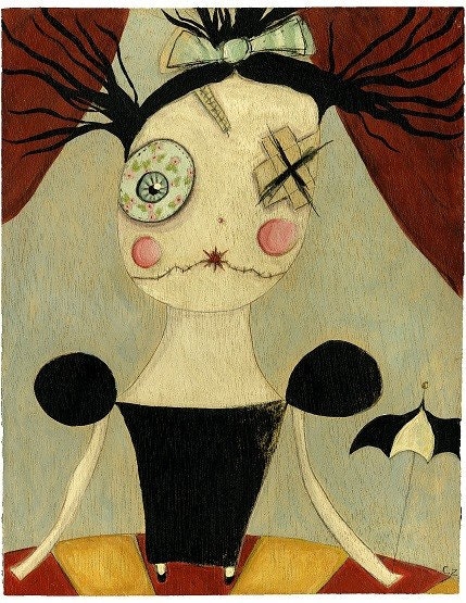 Lowbrow Art, New brow Art Print (Anabel)