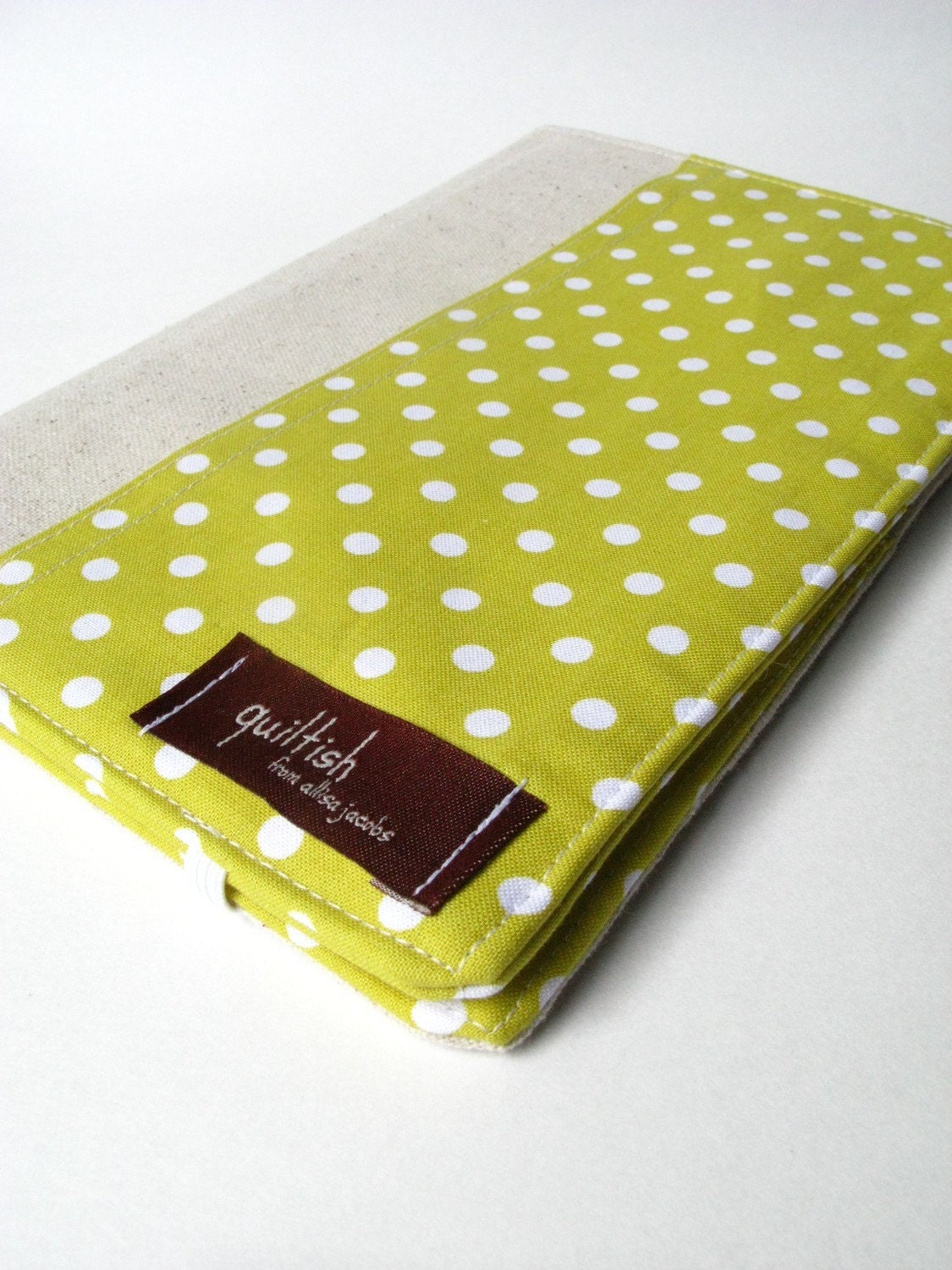 List Organizer- Citron Yellow Dots (without notepad)