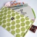 Snap Card Case - Lime Dots and Starling Bird