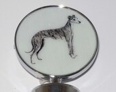 Alt Art Greyhound Dog Wine Bottle Stopper Whippet R