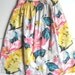 Vintage Tropical Print Skirt