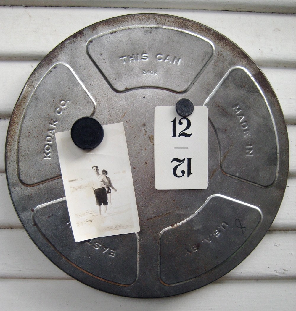Kodak Vintage Film Reel Case Repurposed as a Message by niknaknan