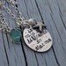 It Made A Difference To That One--Fine Silver--Starfish Poem Necklace
