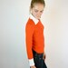 Peter Pan Collar Blouse - Vintage Peterpan Collar Shirt